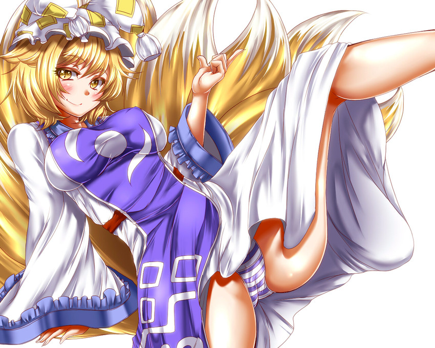 yakumo ran (touhou) drawn by zan_(harukahime)