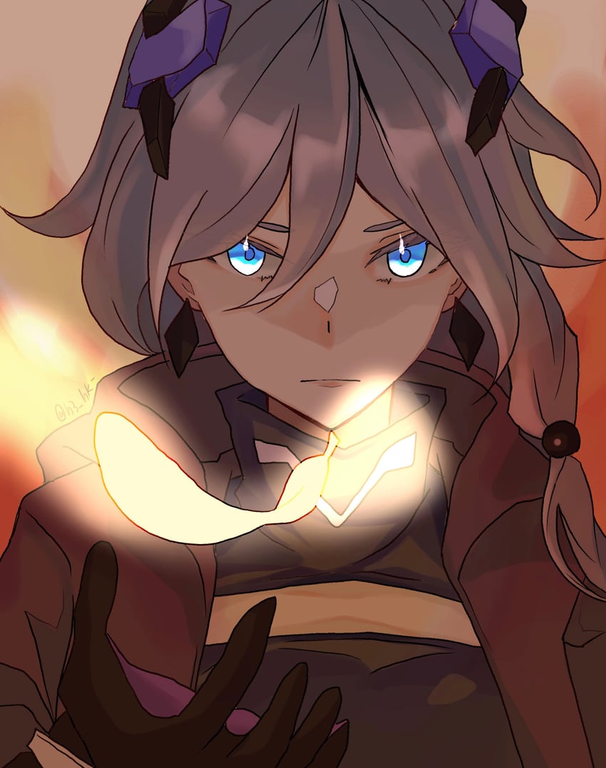 fu hua (honkai and 1 more) drawn by h3_hk