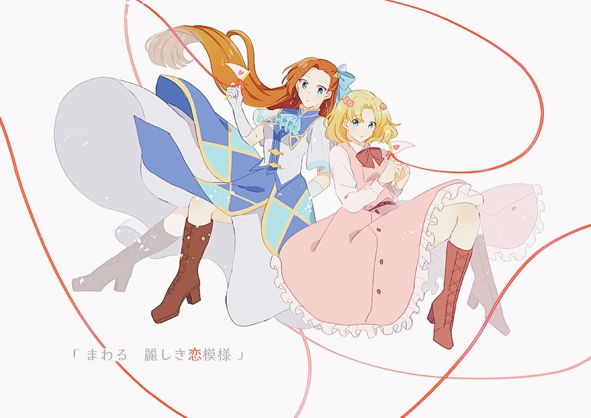 katarina claes and maria campbell (otome game no hametsu flag shika nai akuyaku reijou ni tensei shite shimatta) drawn by yy_shiii