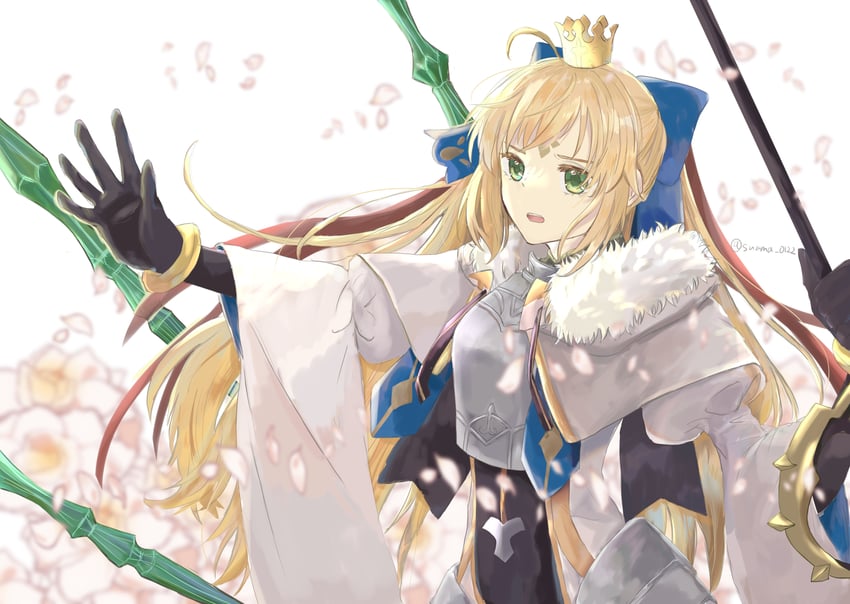 artoria pendragon and artoria caster (fate and 1 more) drawn by suama_(0122)
