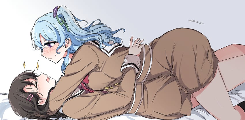 okusawa misaki and matsubara kanon (bang dream!) drawn by opi