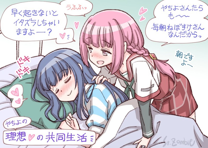 tamaki iroha and nanami yachiyo (mahou shoujo madoka magica and 1 more) drawn by studiozombie