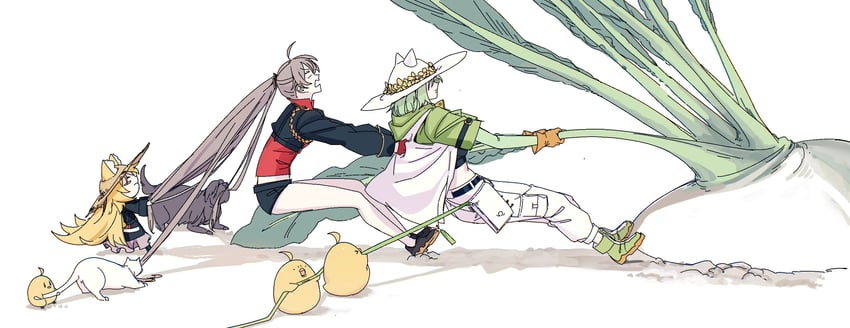 manjuu, jean bart, oscar, and admiral nakhimov (azur lane) drawn by hatski.sin