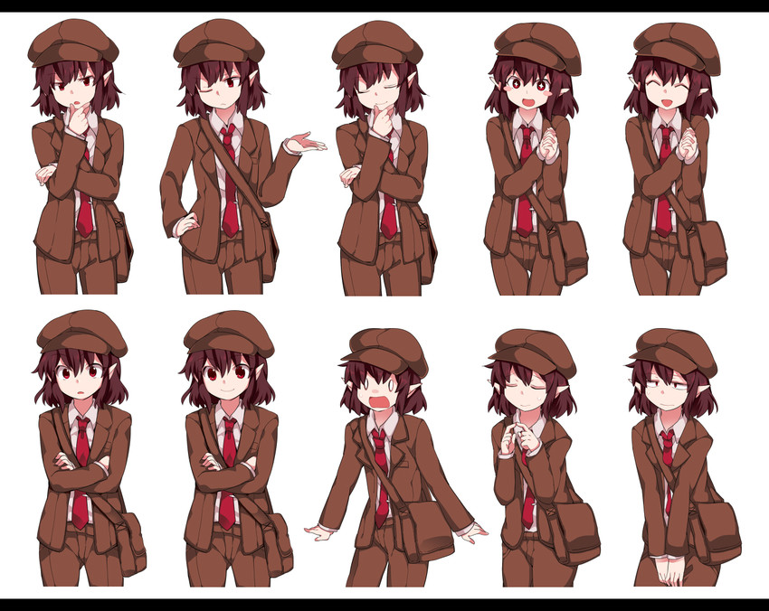 shameimaru aya (touhou and 1 more) drawn by hammer_(sunset_beach)
