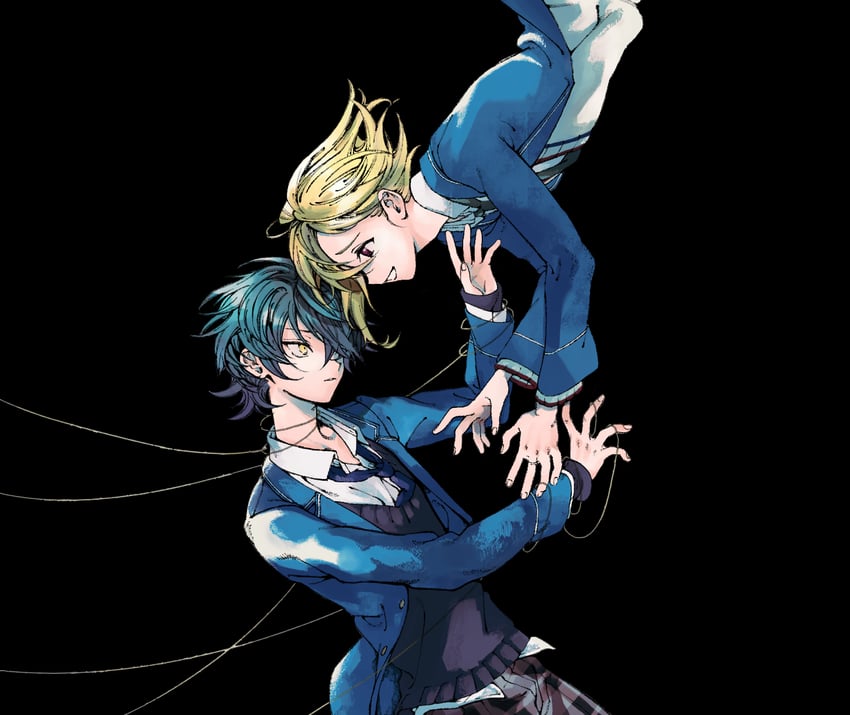 kagehira mika and nito nazuna (ensemble stars!) drawn by wuurvo