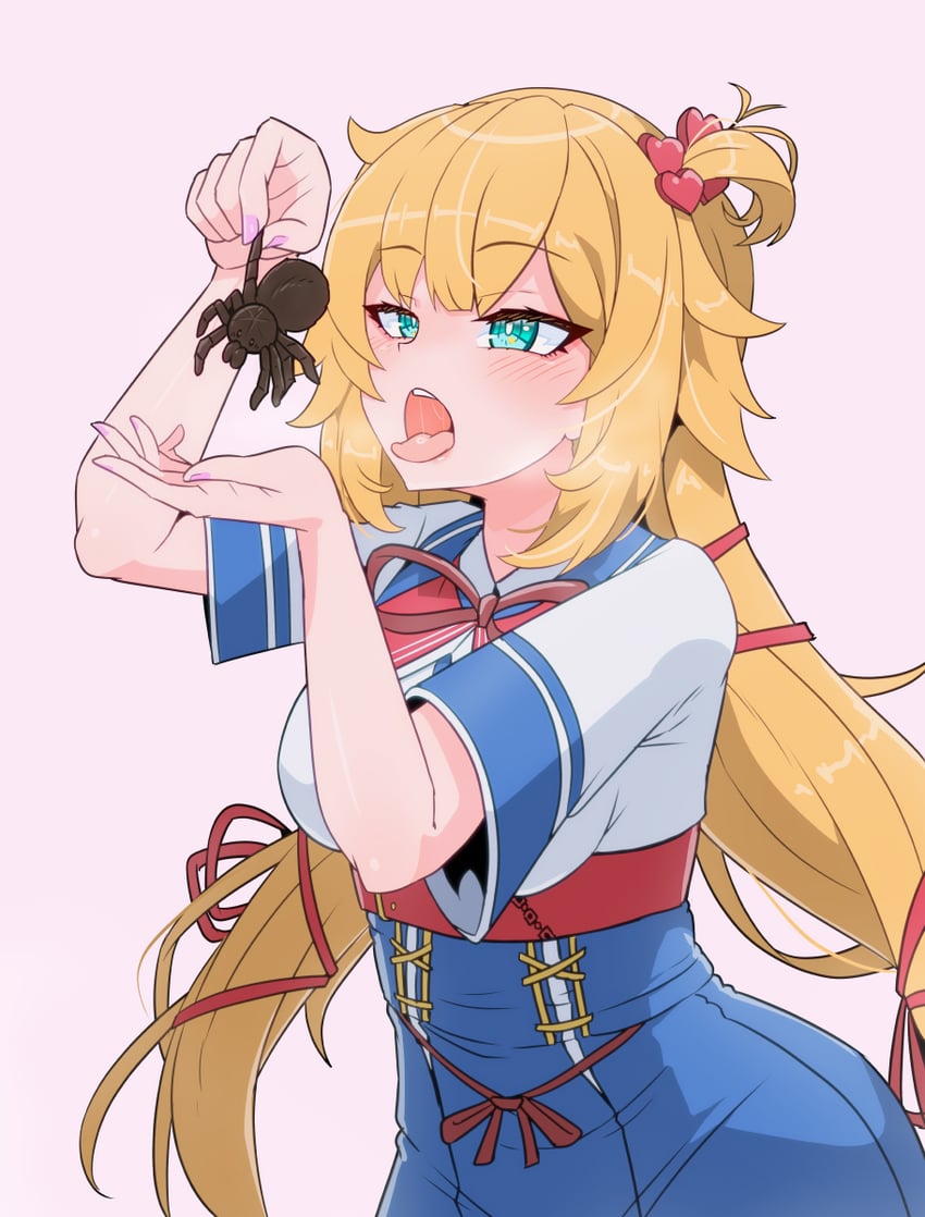 akai haato (hololive) drawn by moral_cacoethes