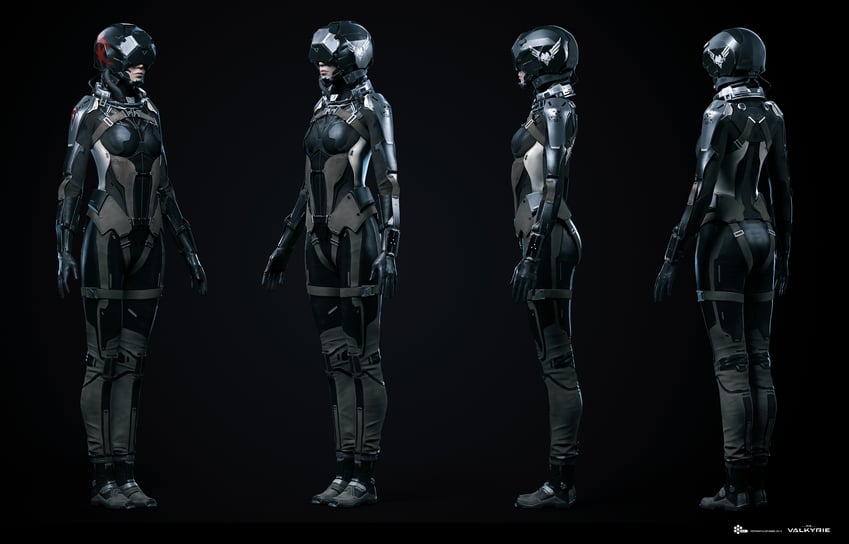 valkyrie (eve online and 1 more) drawn by undoz