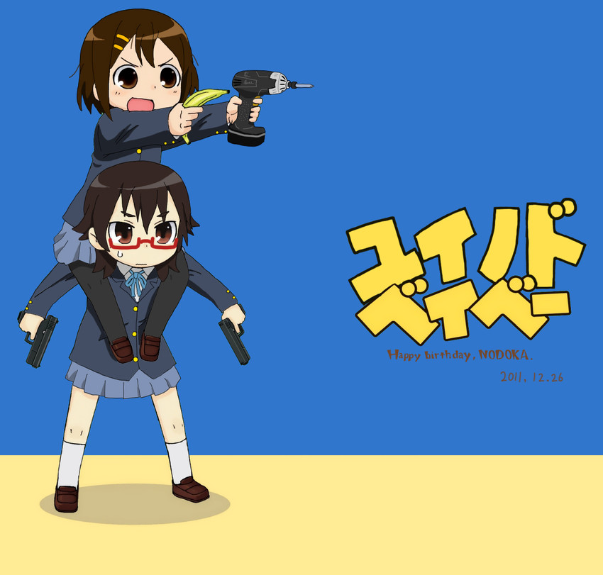 hirasawa yui and manabe nodoka (k-on! and 1 more) drawn by jmwjvp0ul0g5mdk2fg
