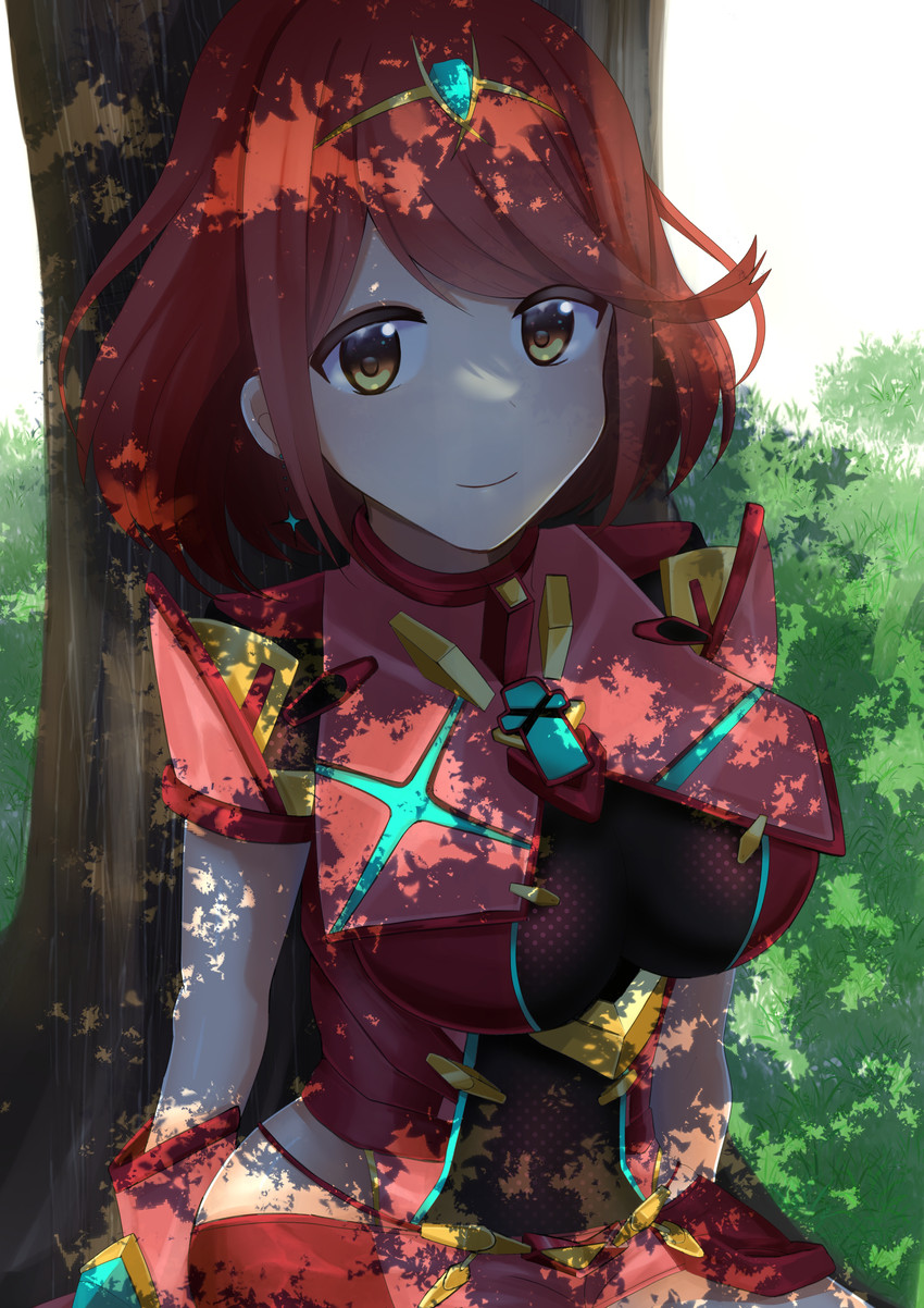 pyra (xenoblade chronicles and 1 more) drawn by mnyk7558