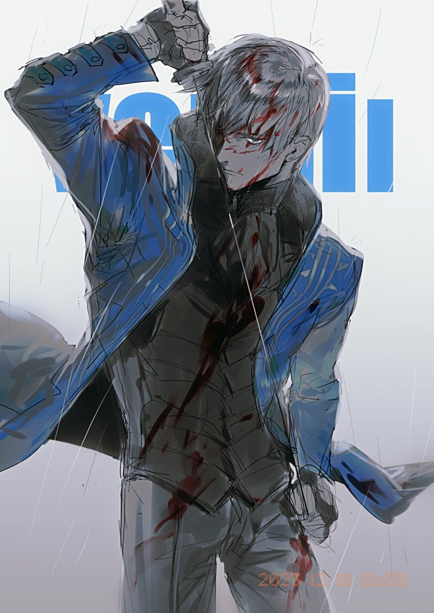 vergil (devil may cry and 1 more) drawn by aaaaaa855862