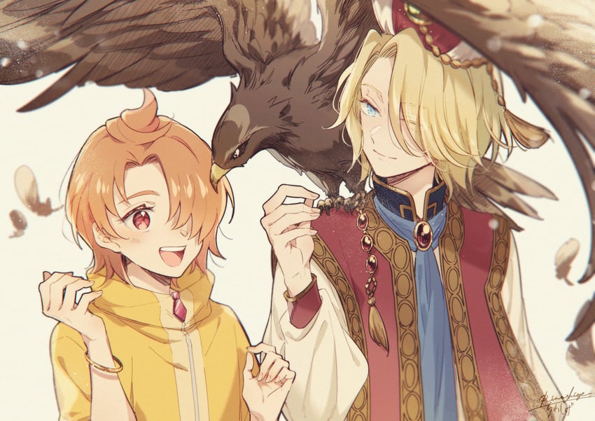 yuunagi tsubasa, mahmut bey, murase ayumu, and iskandar (precure and 2 more) drawn by lanzhu