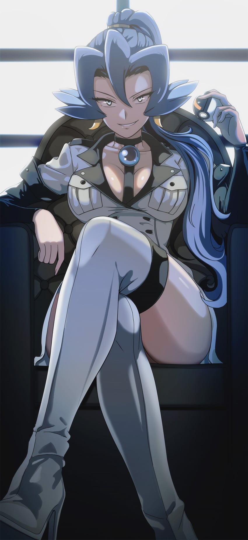 clair and esdeath (pokemon and 2 more) drawn by vivivoovoo