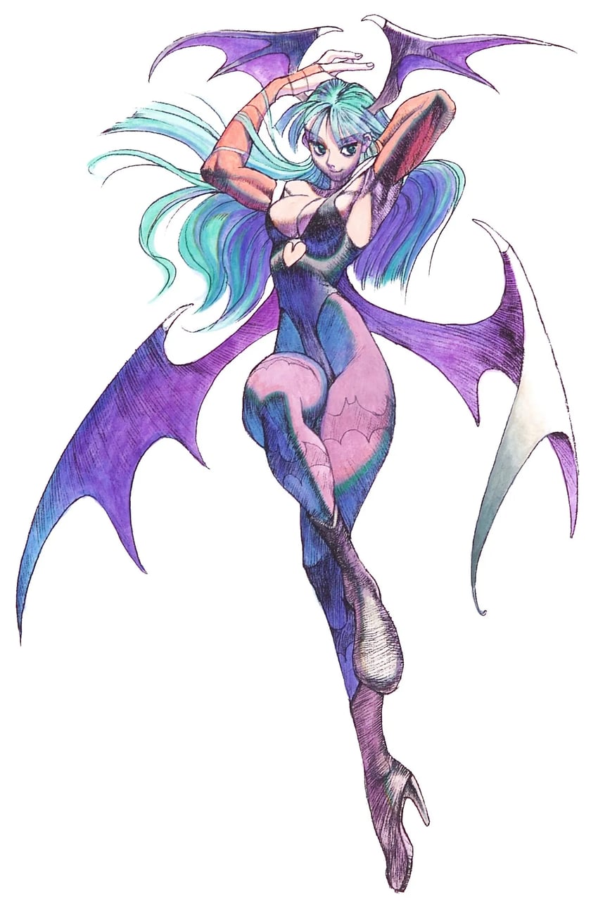 morrigan aensland (darkstalkers and 1 more) drawn by bengus