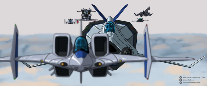 tasc, tasc-01-scf logan, auroran, and af-2 (robotech and 2 more) drawn by user_pjze8325