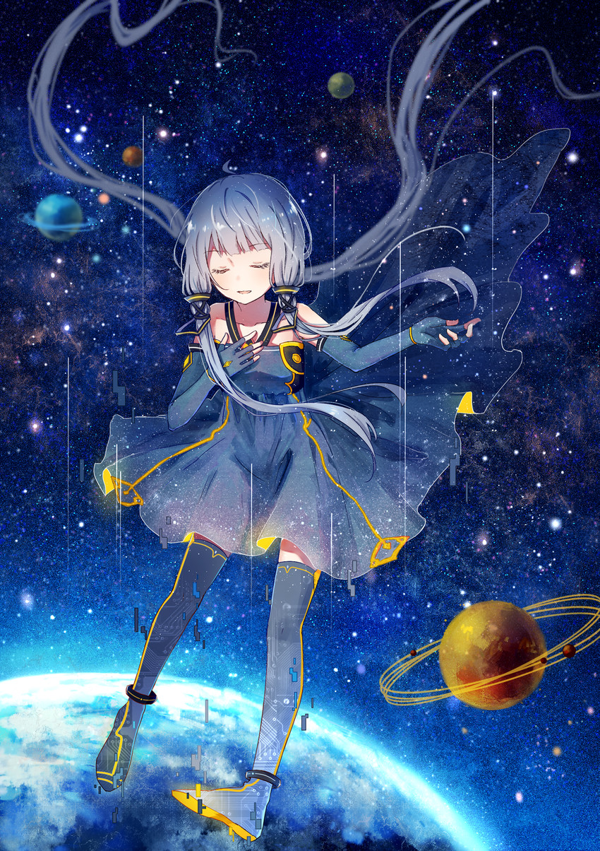xingchen (vocaloid and 1 more) drawn by yumo_(mimengfeixue)