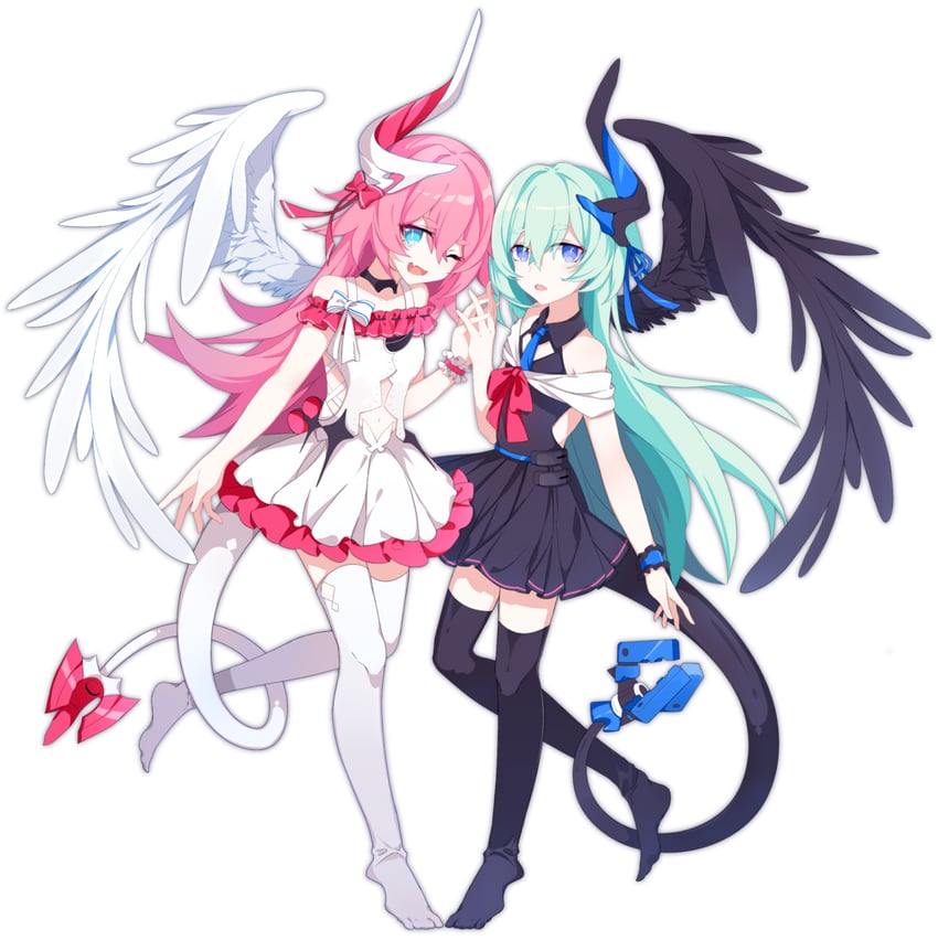 rozaliya olenyeva and liliya olenyeva (honkai and 1 more) drawn by cu_basic_carbonate