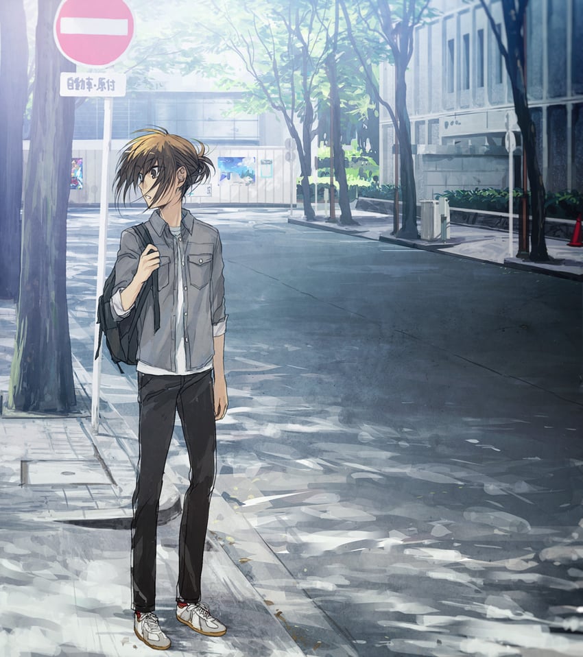 yuki judai (yu-gi-oh! and 1 more) drawn by moribuden