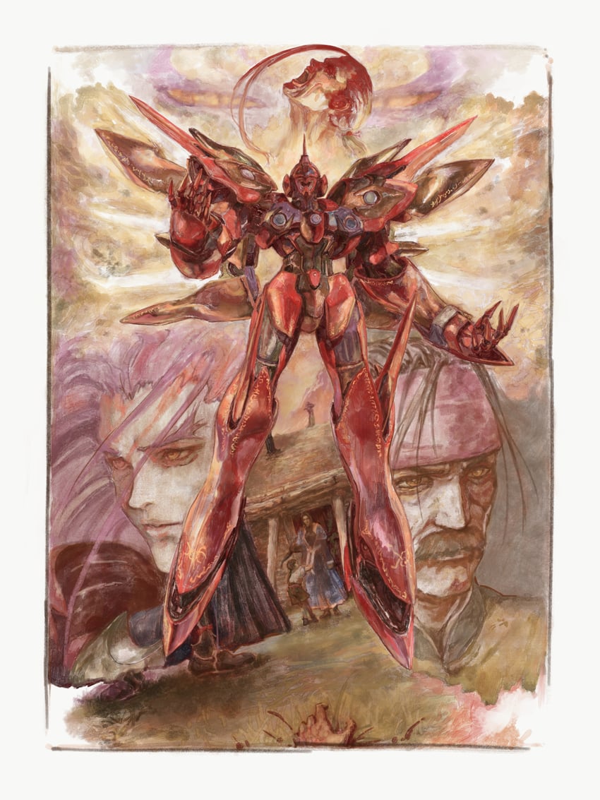 fei fong wong, id, weltall-id, khan wong, and karen wong (xenogears) drawn by kosibahara