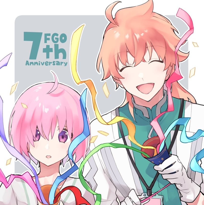 mash kyrielight and romani archaman (fate and 1 more) drawn by amachi_(yuuin)