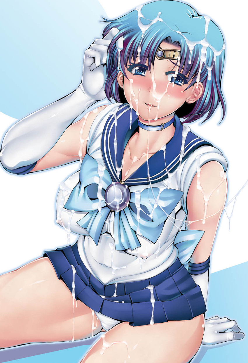 mizuno ami and sailor mercury (bishoujo senshi sailor moon) drawn by red-rum