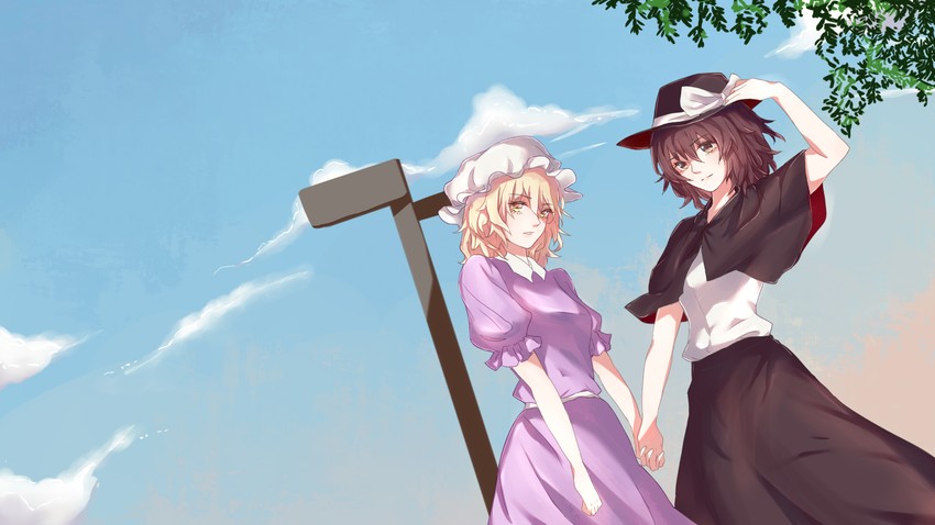 usami renko and maribel hearn (touhou) drawn by renka_(echollapsar)