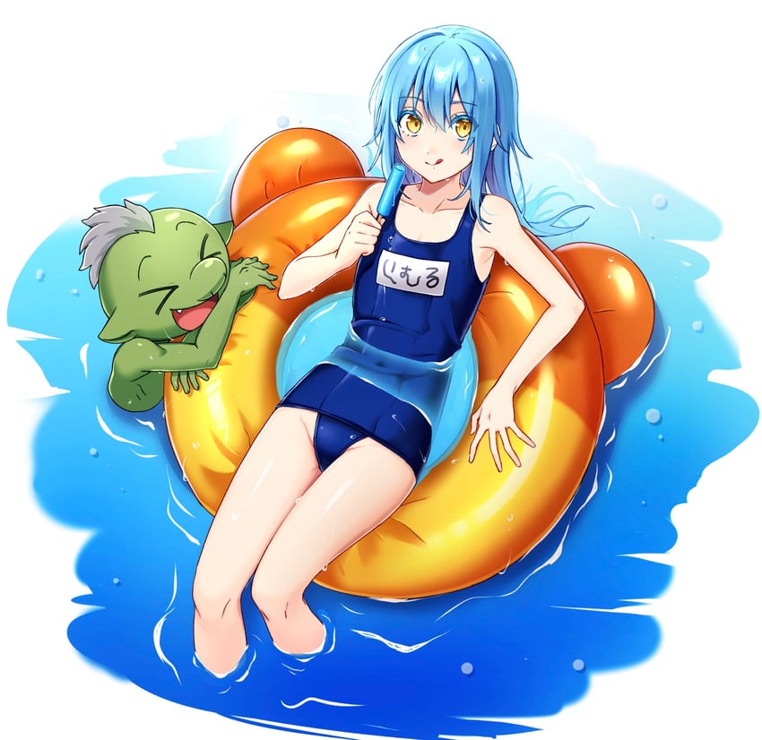 rimuru tempest and gobta (tensei shitara slime datta ken) drawn by abbbikun