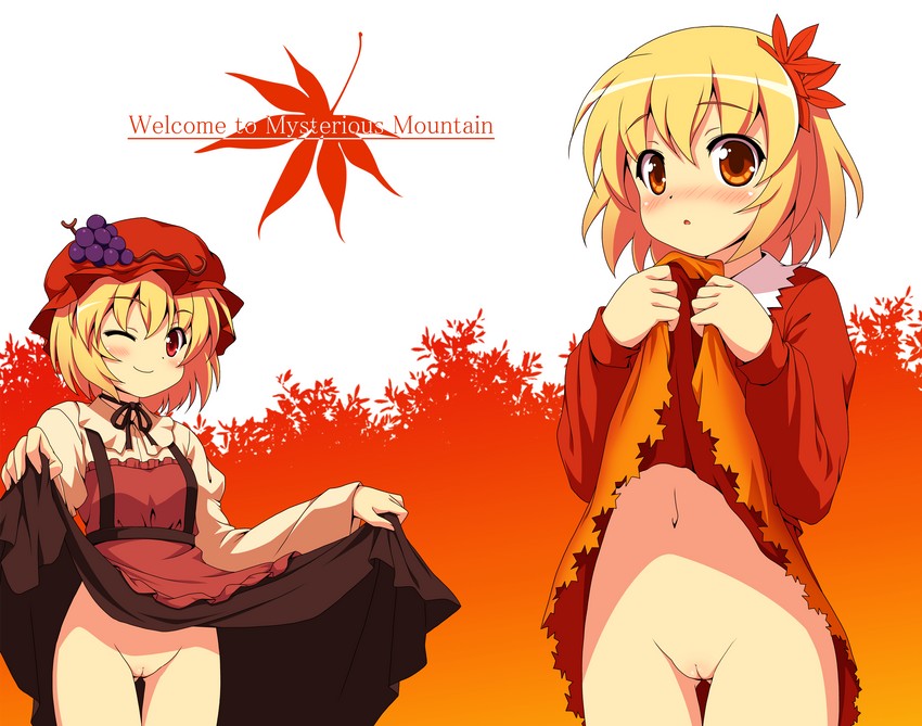 aki minoriko and aki shizuha (touhou) drawn by yamasan