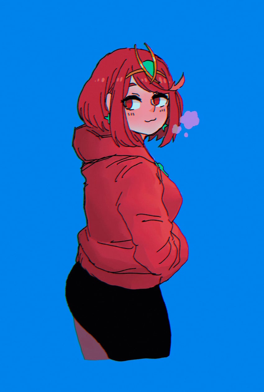 pyra (xenoblade chronicles and 1 more) drawn by hachinos_ssb