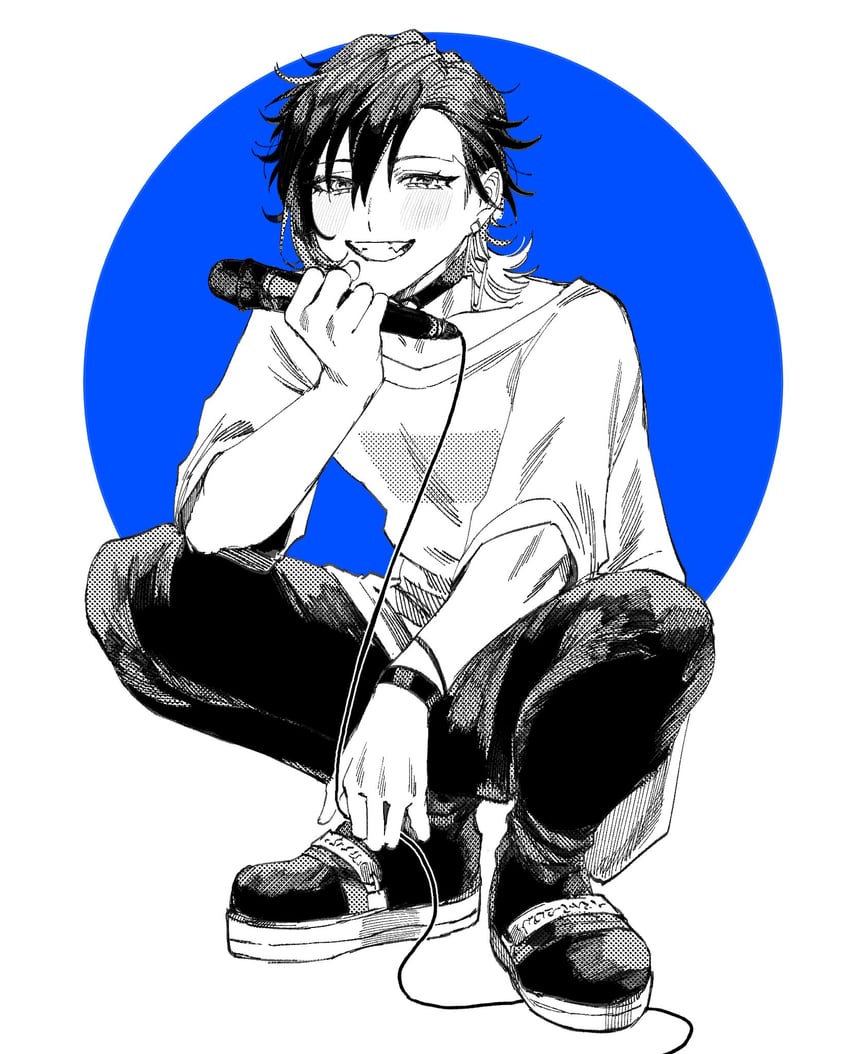 yugo asuma (nijisanji and 1 more) drawn by 3sususu_nj