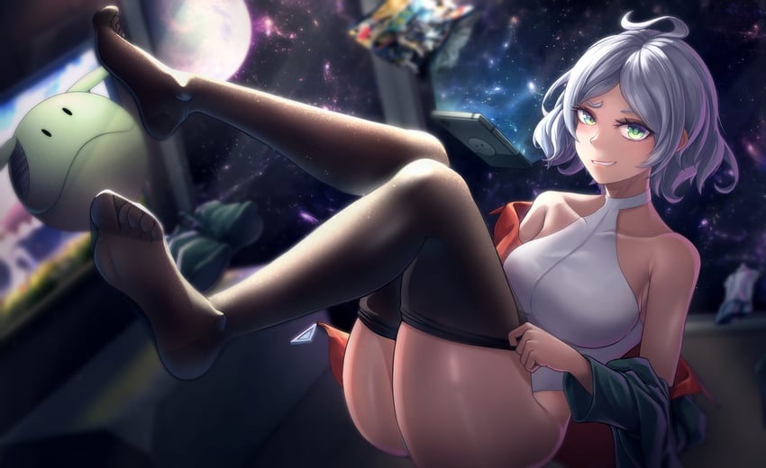 haro and secelia dote (gundam and 1 more) drawn by rayu_(snowwhite_ki)