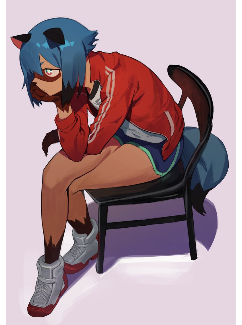 kagemori michiru (brand new animal) drawn by p_(pm_611a)