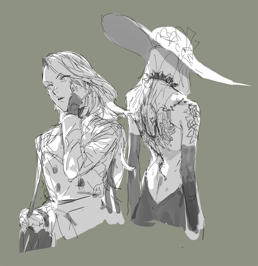 niijima sae and shadow sae (persona and 1 more) drawn by rr_(suisse200)