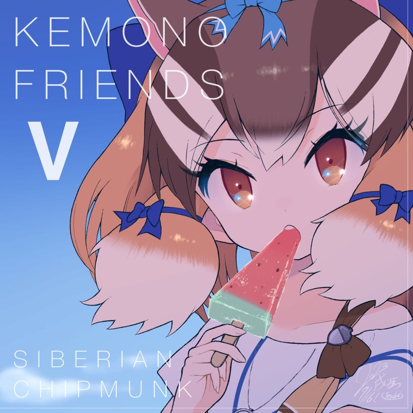 siberian chipmunk (kemono friends and 1 more) drawn by kitsunetsuki_itsuki