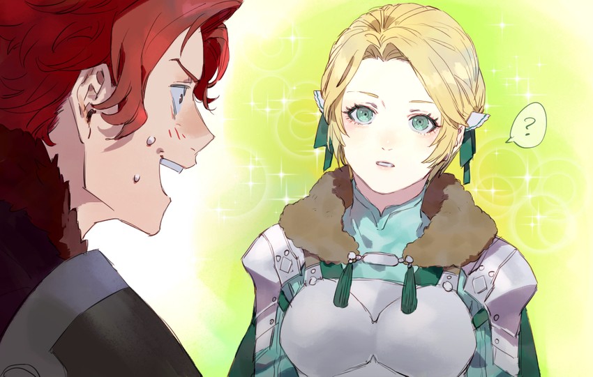 ingrid brandl galatea and sylvain jose gautier (fire emblem and 1 more) drawn by 91007
