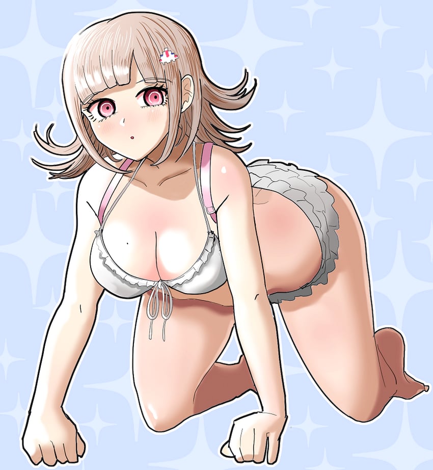 nanami chiaki (danganronpa and 1 more) drawn by samebousii