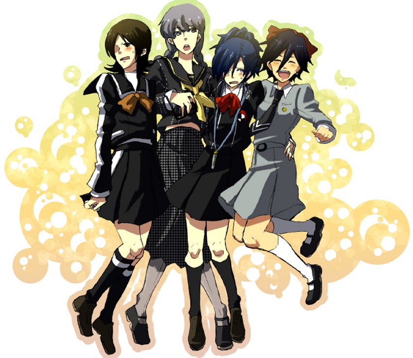 narukami yu, yuuki makoto, suou tatsuya, and toudou naoya (persona and 5 more) drawn by hosuke