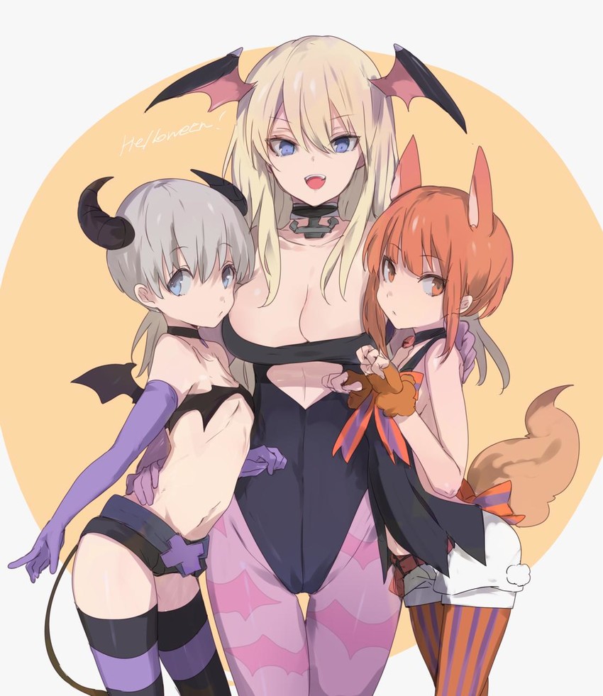 morrigan aensland, bismarck, z1 leberecht maass, and z3 max schultz (kantai collection and 1 more) drawn by agu