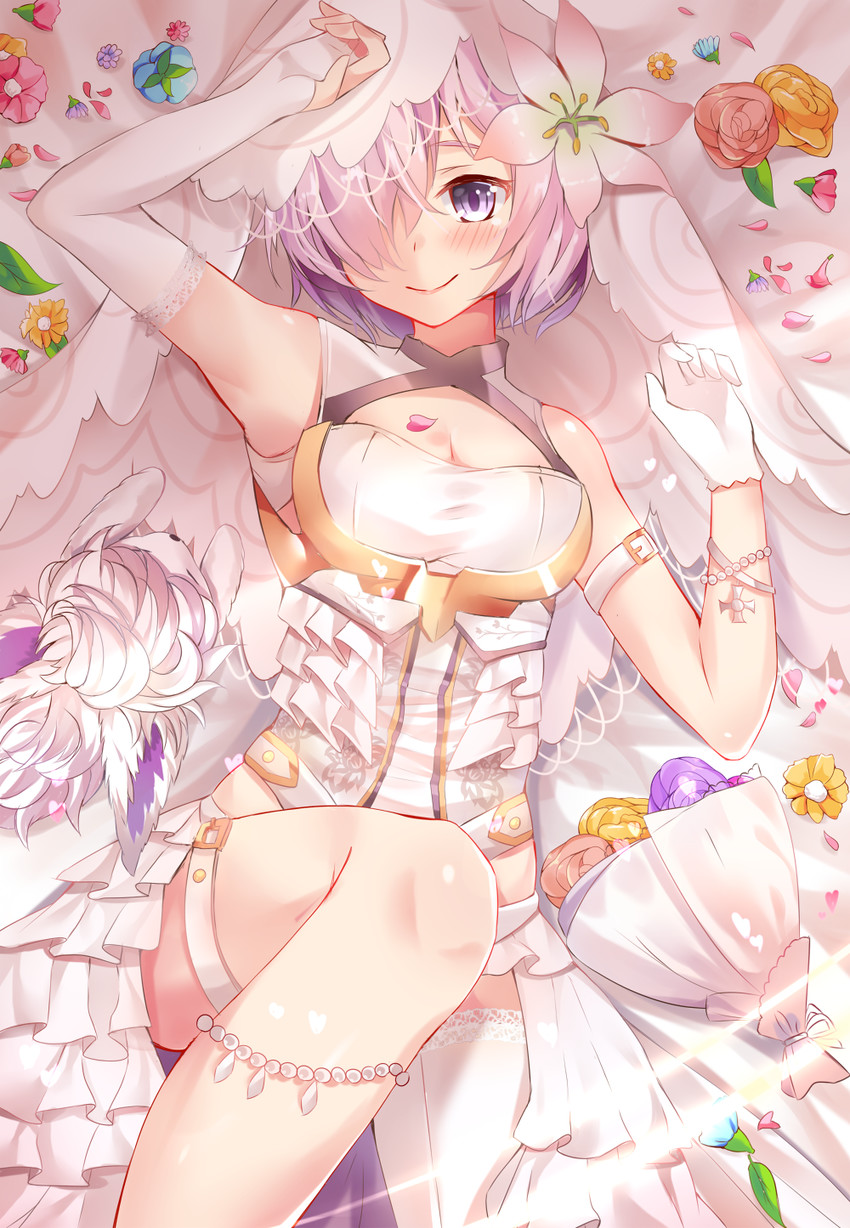 mash kyrielight and fou (fate and 1 more) drawn by nahaki