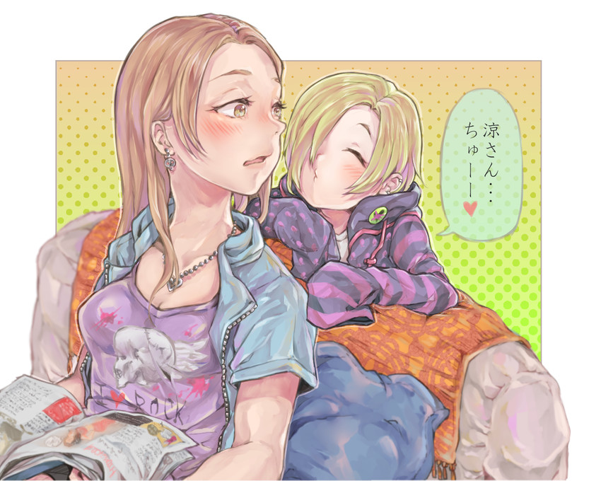 shirasaka koume and matsunaga ryo (idolmaster and 1 more) drawn by taremayu_(kikai_tomato)