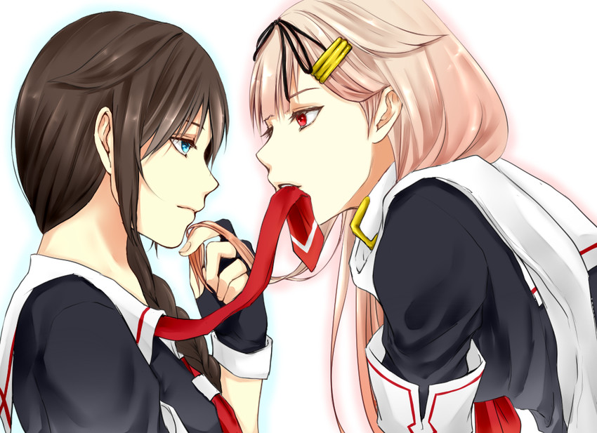 shigure, yuudachi, shigure kai ni, and yuudachi kai ni (kantai collection) drawn by aoyashio_rin