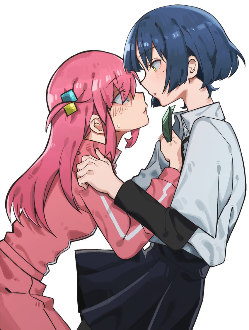 gotoh hitori and yamada ryo (bocchi the rock!) drawn by takao_(88499191)