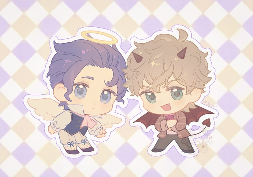 barok van zieks and herlock sholmes (ace attorney and 1 more) drawn by kaze_(yznyttdgs)
