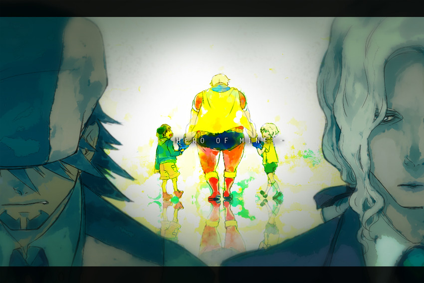 kaburagi t. kotetsu, yuri petrov, and legend (tiger & bunny) drawn by duthcjs