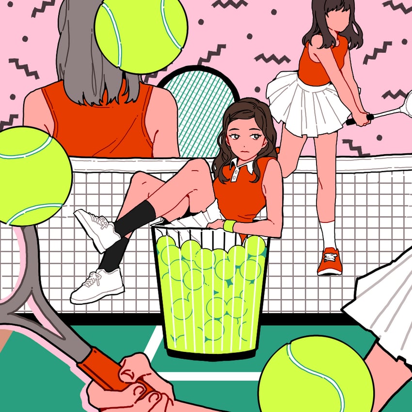 seulgi, irene, joy, wendy, and yeri (real life and 1 more) drawn by celandine_93