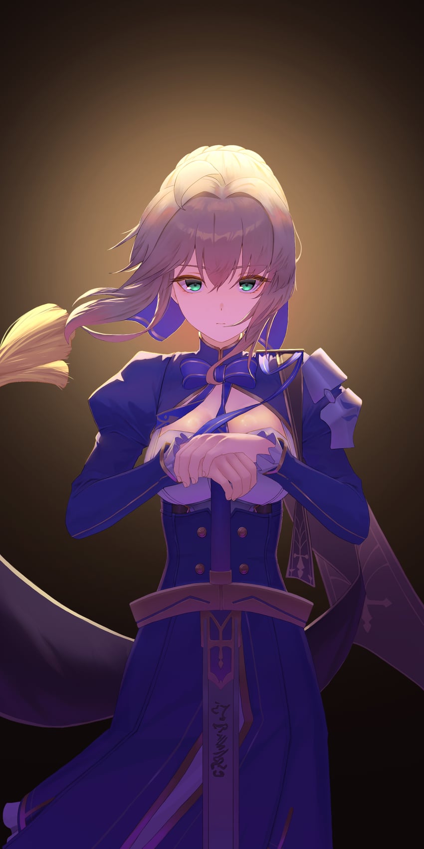 artoria pendragon and saber (fate and 4 more) drawn by box_(bagsang59049289)