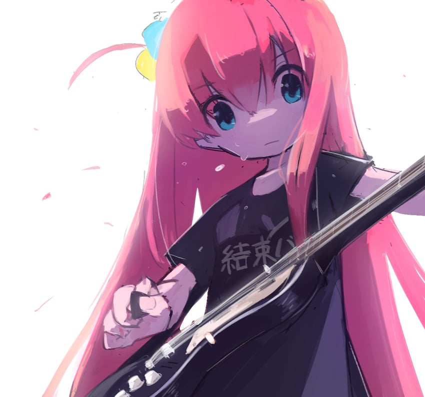 gotoh hitori (bocchi the rock!) drawn by natsu-no-kamisama