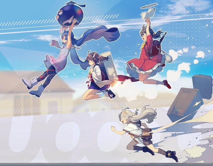kizuna akari, touhoku kiritan, otomachi una, and kaai yuki (pokemon and 2 more) drawn by shirinda_fureiru