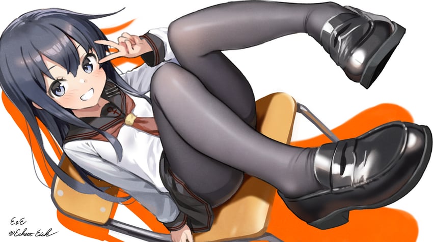 akatsuki and akatsuki kai ni (kantai collection) drawn by eckert&eich