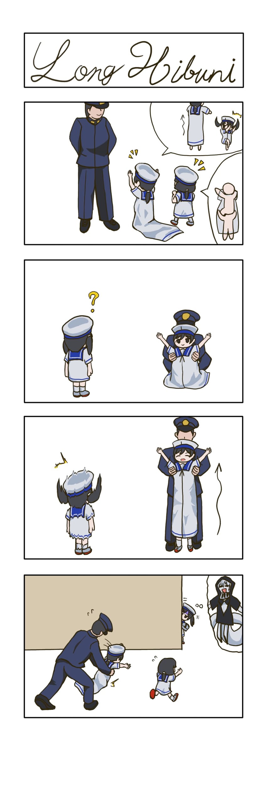 admiral, re-class battleship, hiburi, daitou, and shounan (kantai collection) drawn by yasakae_(coumin_c)