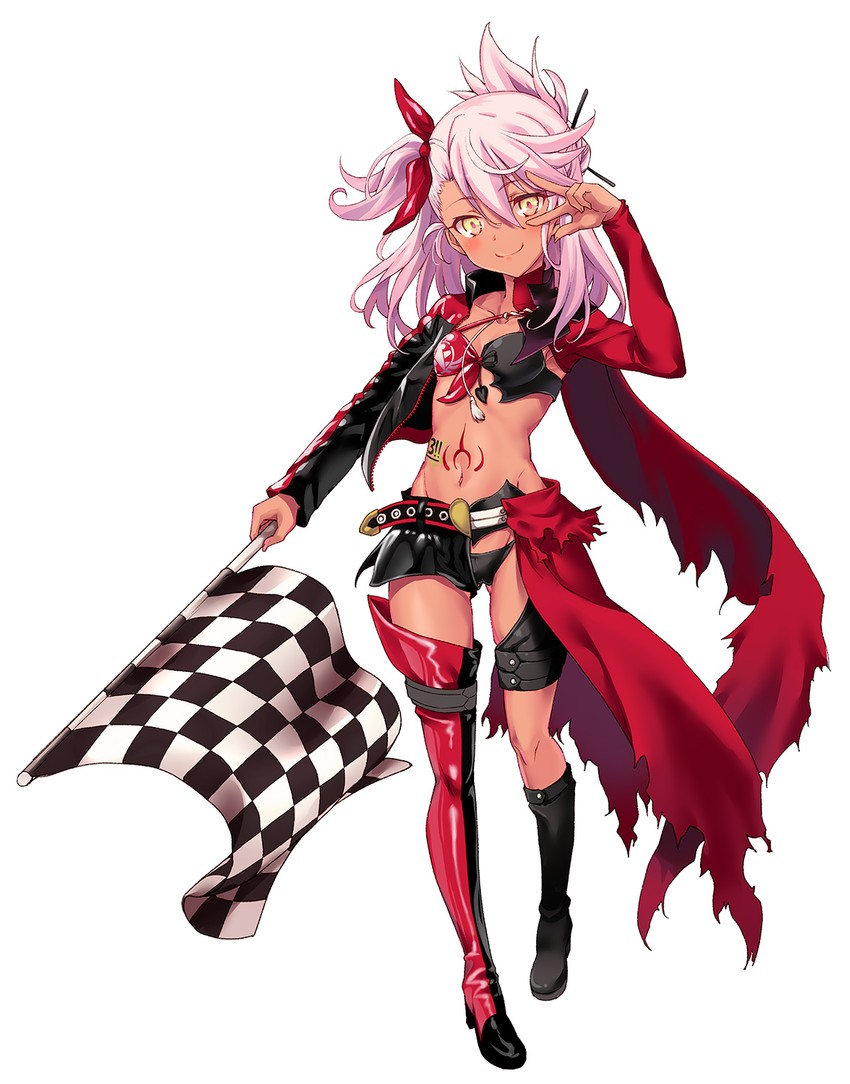 chloe von einzbern (fate and 1 more) drawn by boshi_(a-ieba)